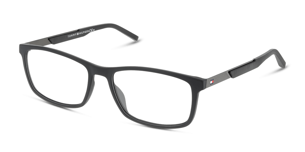 Tommy Hilfiger TH 1694 003 férfi fekete színű téglalap formájú szemüveg