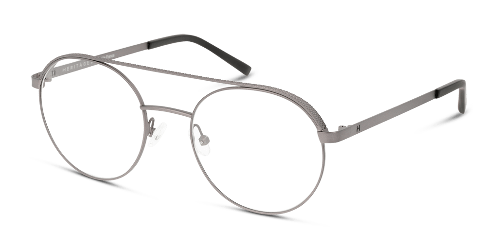 Heritage HEOM0047 férfi szürke színű kerek formájú szemüveg