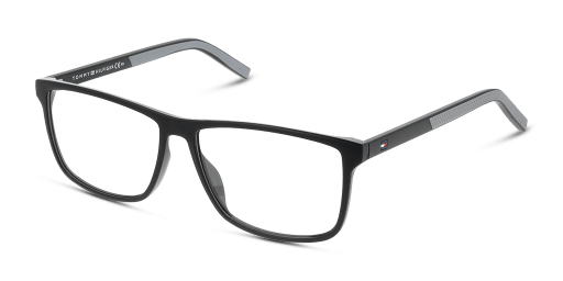 Tommy Hilfiger TH 1696 férfi fekete színű téglalap formájú szemüveg