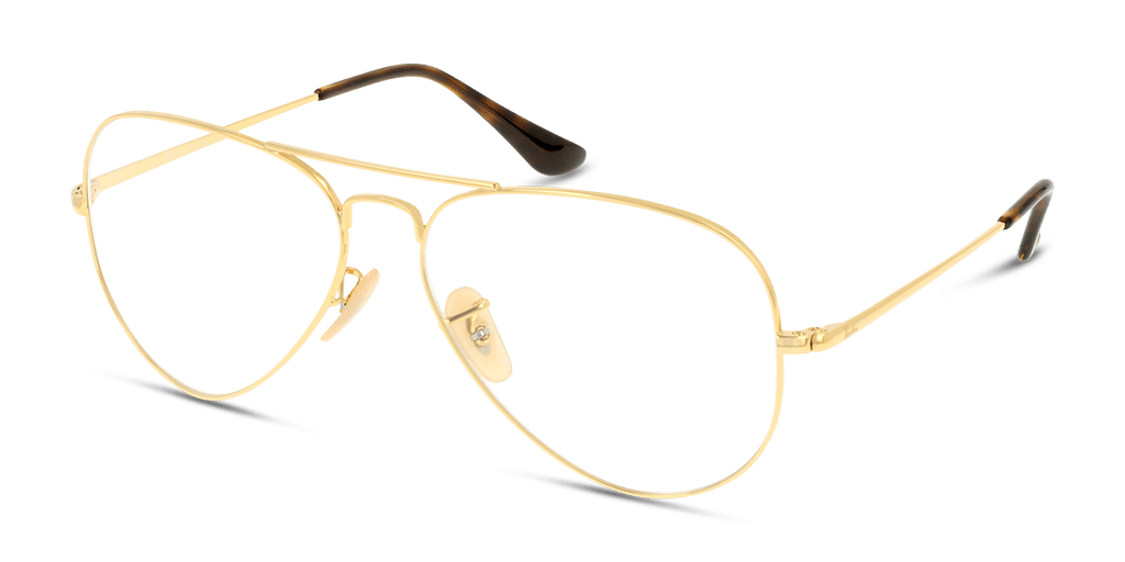 Ray-Ban RX6489 férfi arany színű pilóta formájú szemüveg