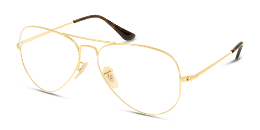 Ray-Ban RX6489 férfi arany színű pilóta formájú szemüveg