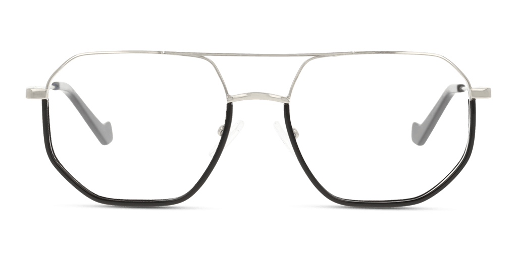 Unofficial UNOM0245 BS00 férfi ezüst színű pilóta formájú szemüveg