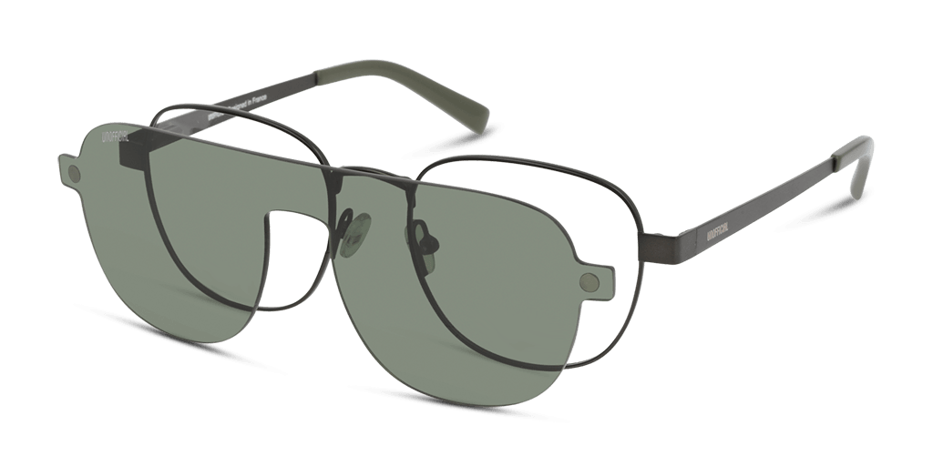 Unofficial UNOM0249 EX00 férfi zöld színű négyzet formájú szemüveg