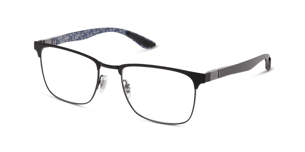 Ray-Ban RX8421 2904 férfi fekete színű téglalap formájú szemüveg