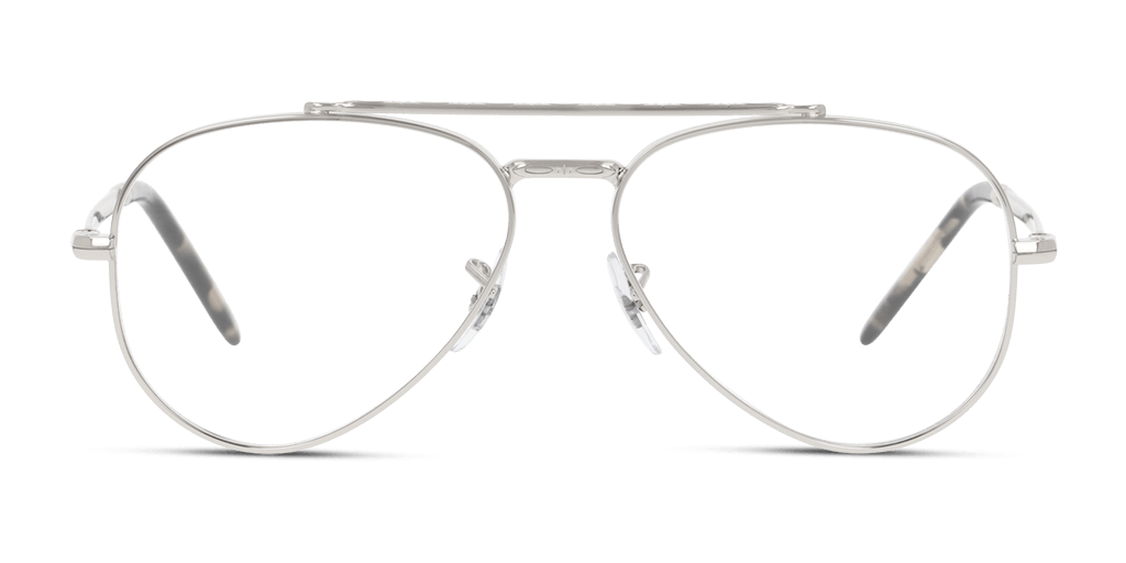 Ray-Ban RX3625V férfi ezüst színű pilóta formájú szemüveg