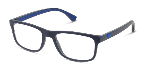 Emporio Armani EA3147 5754 férfi kék színű téglalap formájú szemüveg