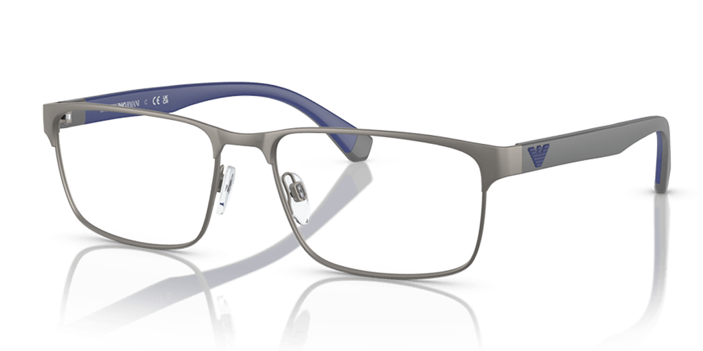Emporio Armani 0EA1105 férfi szürke színű téglalap formájú szemüveg