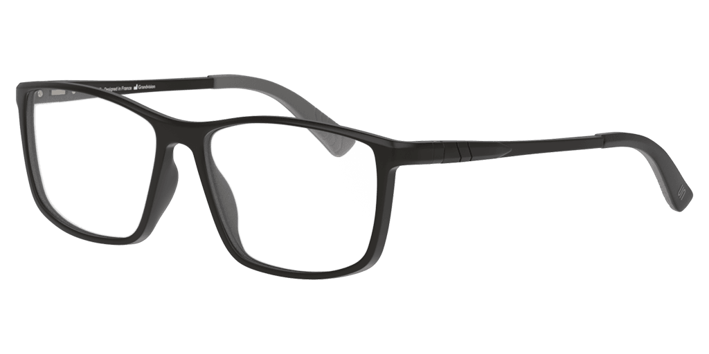 Unofficial UNOM0354 férfi fekete színű téglalap formájú szemüveg