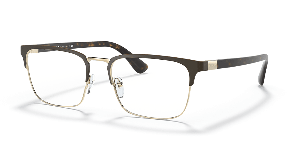 Prada 0PR 54TV férfi fekete színű téglalap formájú szemüveg