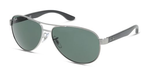 Ray-Ban RB3457 917071 férfi ezüst színű pilóta formájú napszemüveg