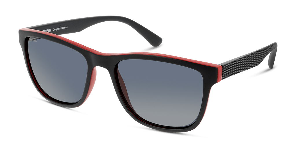 Unofficial UNSM0043 BBG0 férfi fekete színű négyzet formájú napszemüveg