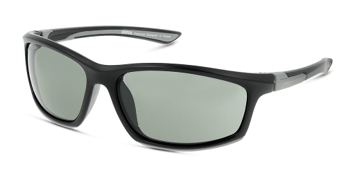 Unofficial UNSM0060P BBE0 férfi fekete színű téglalap formájú napszemüveg