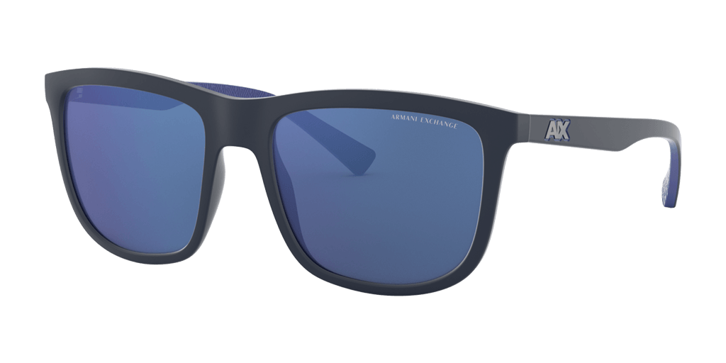 Armani Exchange AX4093S 829555 férfi kék színű négyzet formájú napszemüveg