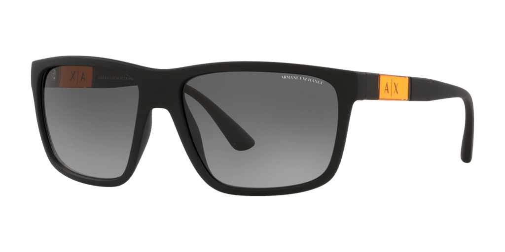 Armani Exchange 0AX4121S férfi fekete színű négyzet formájú napszemüveg
