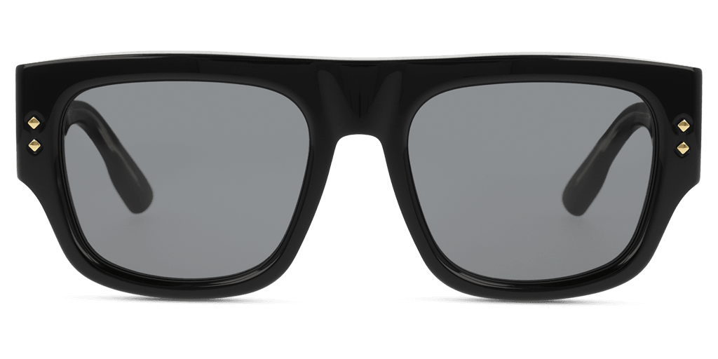GUCCI GG1262S 001 férfi fekete színű téglalap formájú napszemüveg