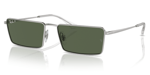 Ray-Ban RB3741 003/9A férfi ezüst színű téglalap formájú napszemüveg