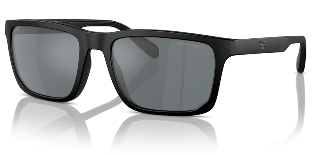Emporio Armani 0EA4219 férfi fekete színű téglalap formájú napszemüveg