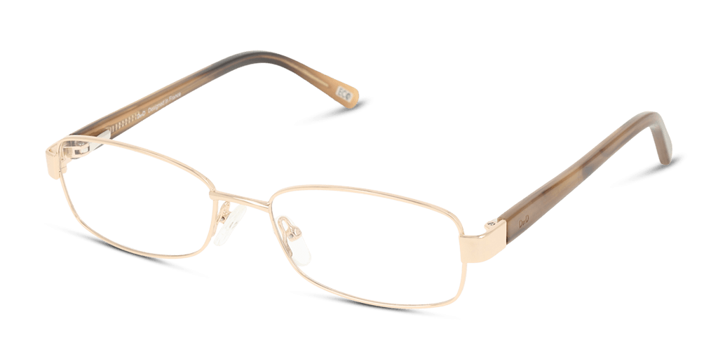DbyD DBOF0020 női arany színű téglalap formájú szemüveg