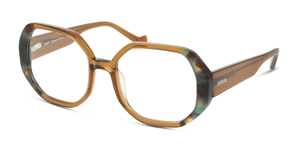 Unofficial UNOF0326 női barna színű négyzet formájú szemüveg