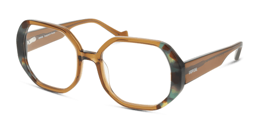 Unofficial UNOF0326 női barna színű négyzet formájú szemüveg