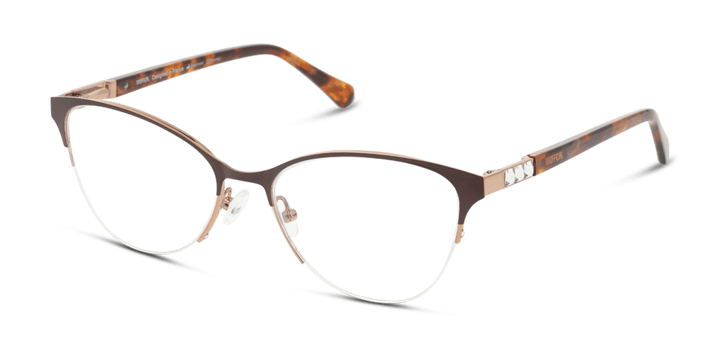Unofficial UNOF0465 NZ00 női barna színű macskaszem formájú szemüveg