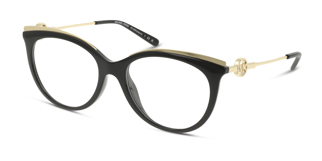 Michael Kors MK4089U 3005 női fekete színű ovális formájú szemüveg