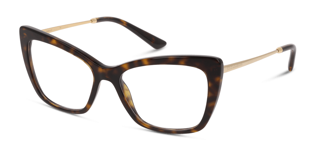 Dolce and Gabbana 0DG3348 női havana színű macskaszem formájú szemüveg