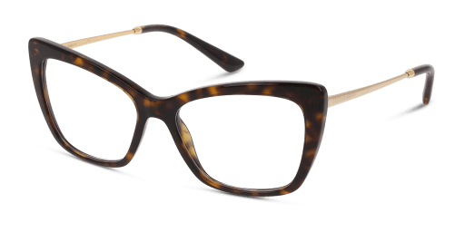 Dolce and Gabbana 0DG3348 női havana színű macskaszem formájú szemüveg