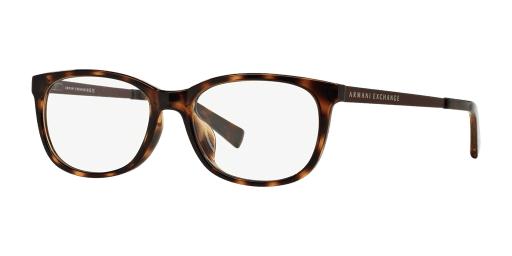Armani Exchange AX3005 8037 női havana színű négyzet formájú szemüveg