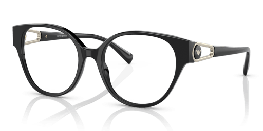 Emporio Armani 0EA3211 női fekete színű kerek formájú szemüveg