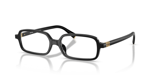 Miu Miu 0MU 01YV női fekete színű téglalap formájú szemüveg