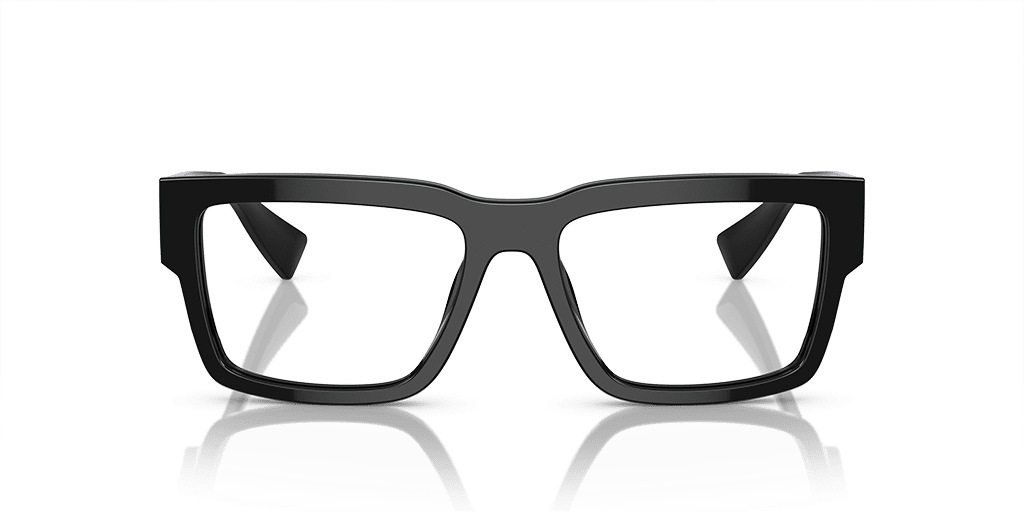 Miu Miu 0MU 02XV női fekete színű téglalap formájú szemüveg