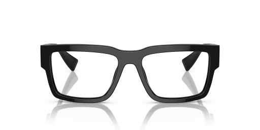 Miu Miu 0MU 02XV női fekete színű téglalap formájú szemüveg