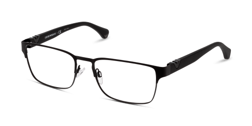 Emporio Armani EA1027 3001 férfi fekete színű téglalap formájú szemüveg