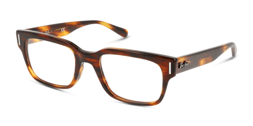 Ray-Ban RX5388 férfi havana színű téglalap formájú szemüveg
