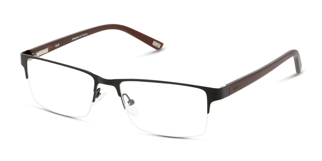 DbyD DBOM0031 férfi fekete színű téglalap formájú szemüveg