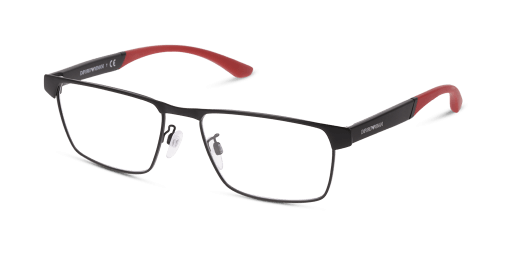 Emporio Armani EA1124 3001 férfi fekete színű négyzet formájú szemüveg
