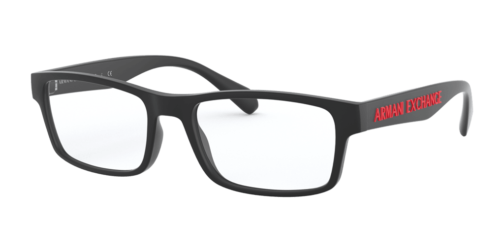 Armani Exchange AX3070 8078 férfi fekete színű téglalap formájú szemüveg