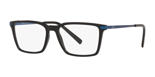 Armani Exchange AX3077 8158 férfi fekete színű téglalap formájú szemüveg