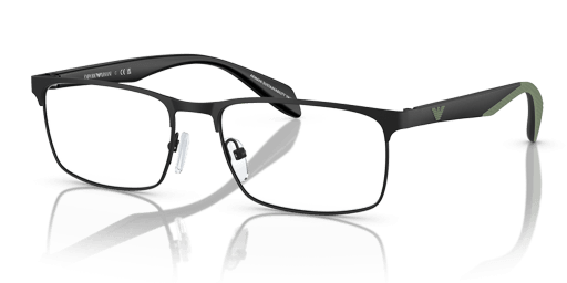 Emporio Armani 0EA1149 férfi fekete színű téglalap formájú szemüveg