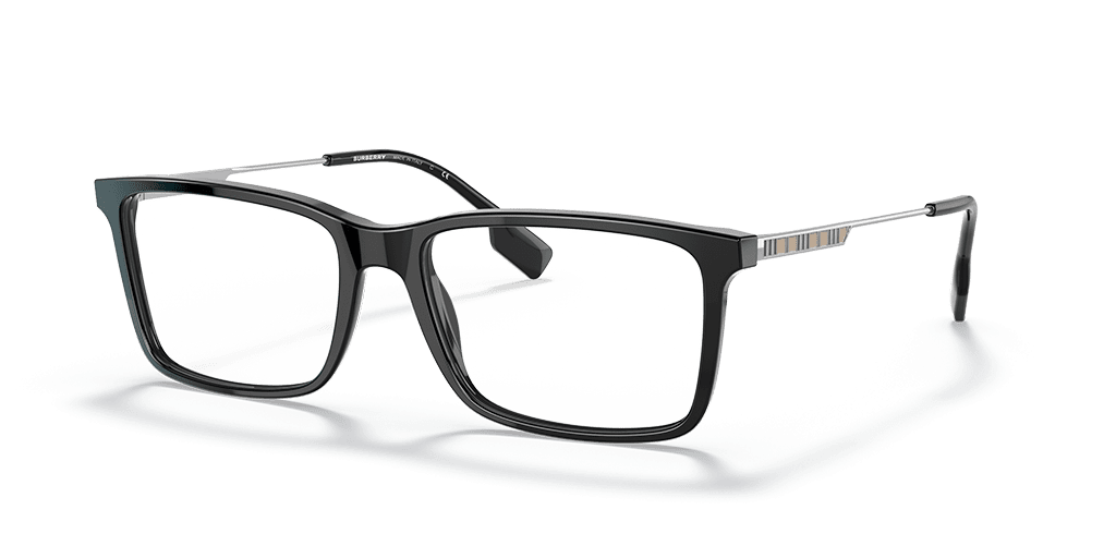 Burberry 0BE2339 férfi fekete színű téglalap formájú szemüveg
