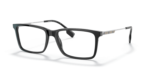 Burberry 0BE2339 férfi fekete színű téglalap formájú szemüveg