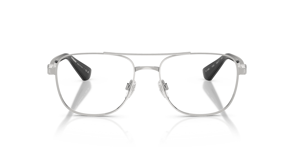 Burberry 0BE1396 férfi ezüst színű pilóta formájú szemüveg