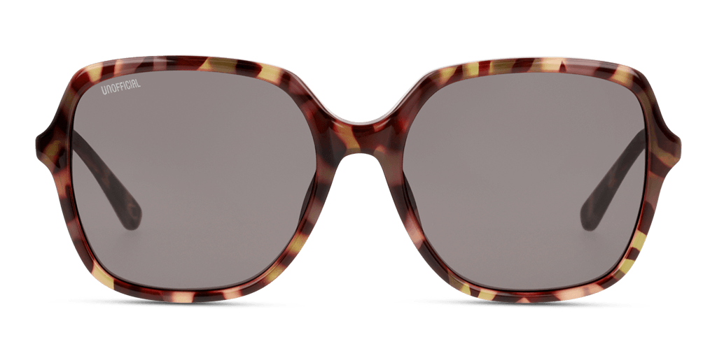 Unofficial UNSF0131 HHG0 női havana színű négyzet formájú napszemüveg