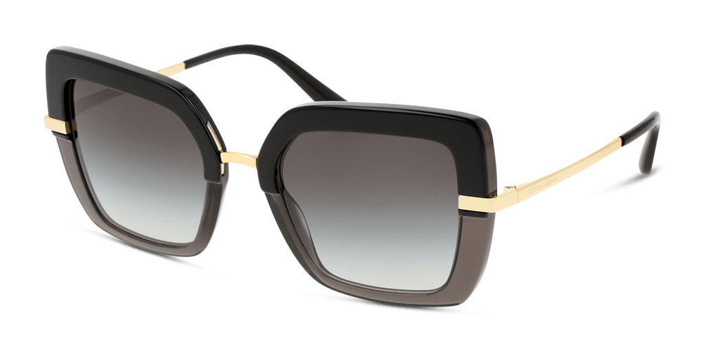 Dolce and Gabbana DG4373 32468G női fekete színű négyzet formájú napszemüveg