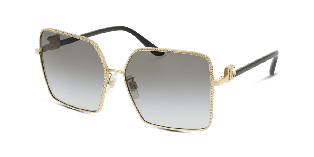 Dolce and Gabbana DG2279 02/8G női arany színű négyzet formájú napszemüveg