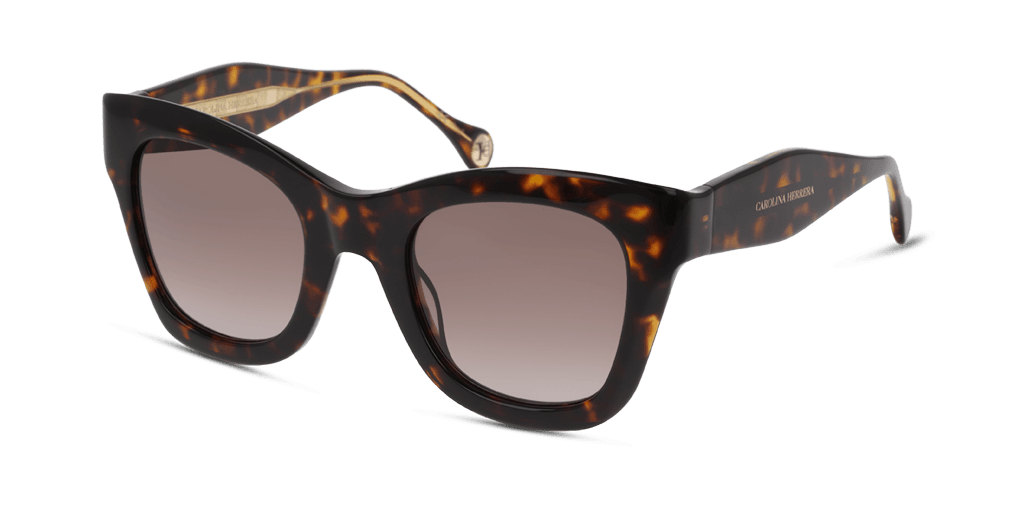 Carolina Herrera CH 0015/S női havana színű téglalap formájú napszemüveg