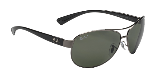 Ray-Ban RB3386 004/9A férfi szürke színű pilóta formájú napszemüveg