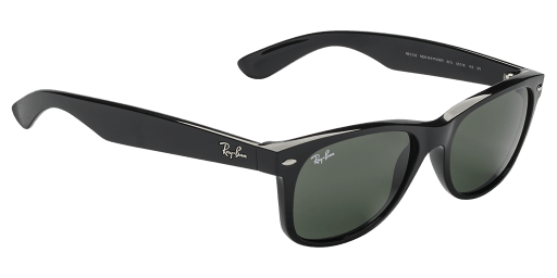 Ray-Ban New Wayfarer RB2132 901L férfi fekete színű téglalap formájú napszemüveg