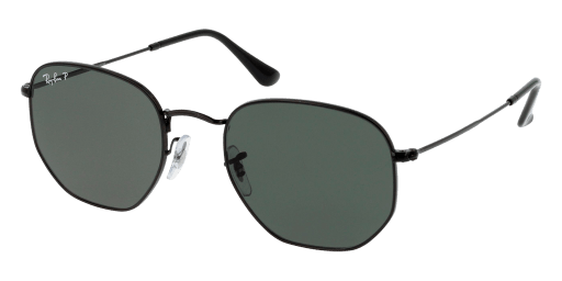 Ray-Ban RB3548N 002/58 férfi fekete színű hatszögletű formájú napszemüveg